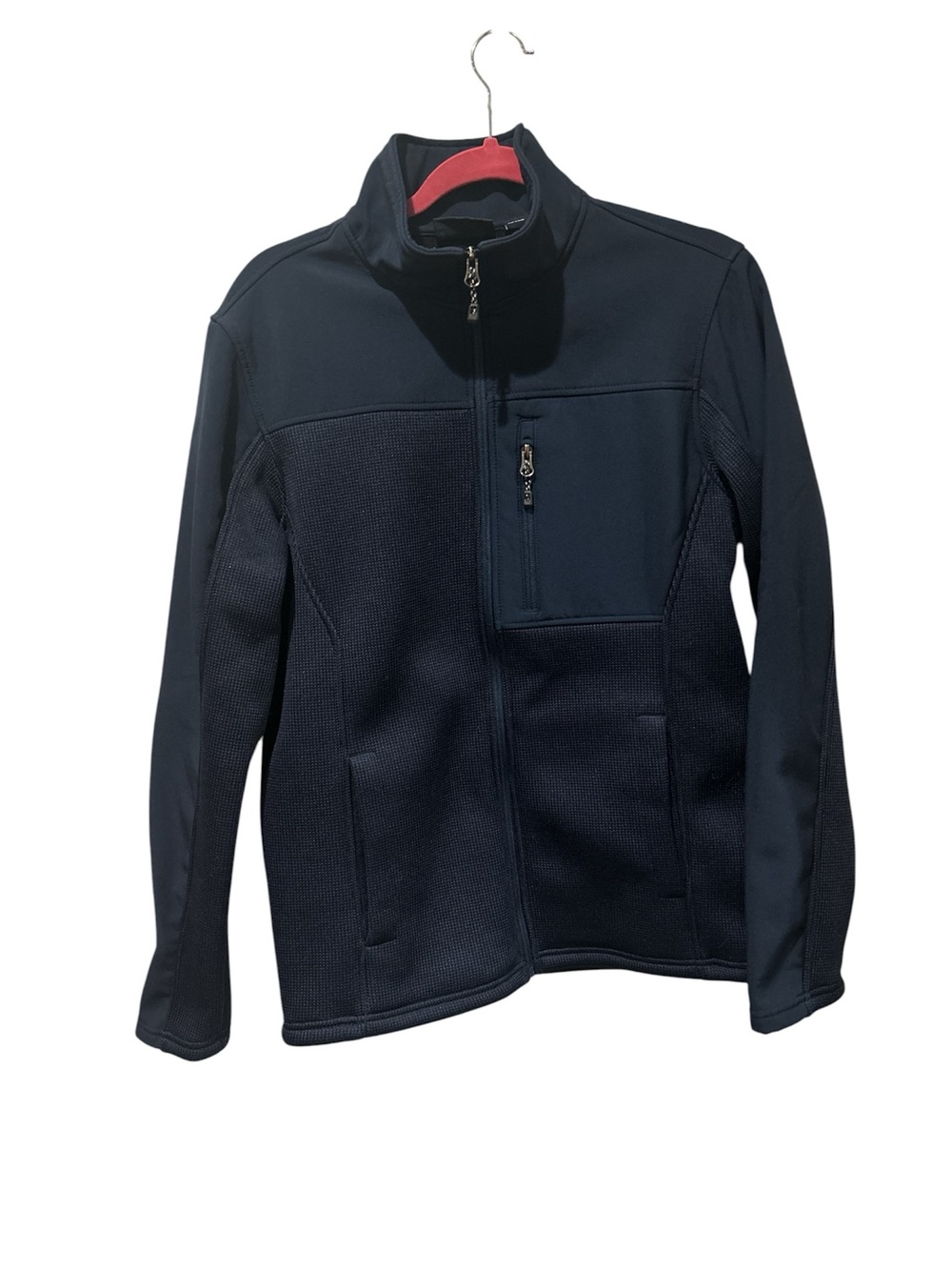 Swiss Tech Mens Navy Full-Zip Fleece Lined Jacket